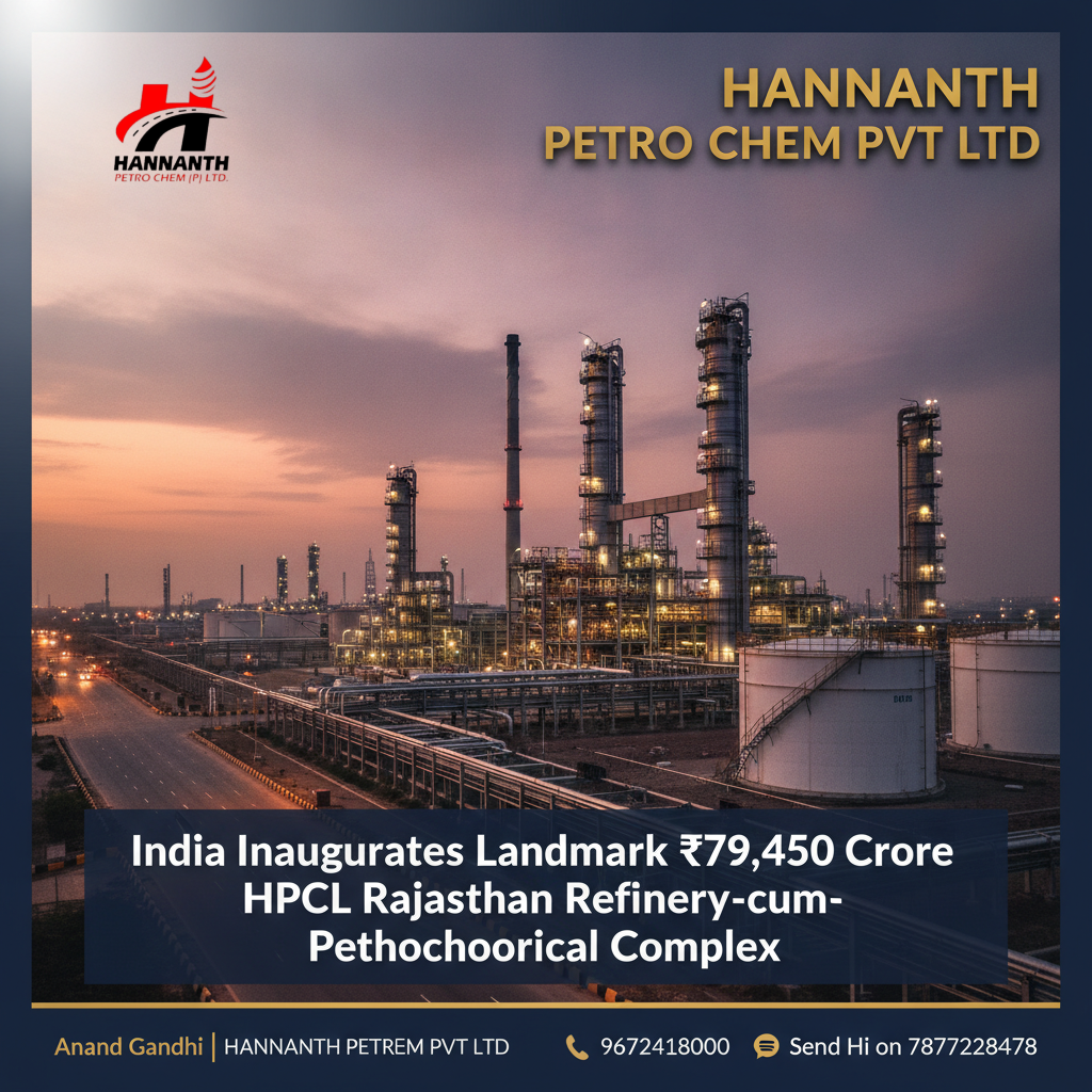 India Inaugurates Landmark ₹79,450 Crore HPCL Rajasthan Refinery-cum ...